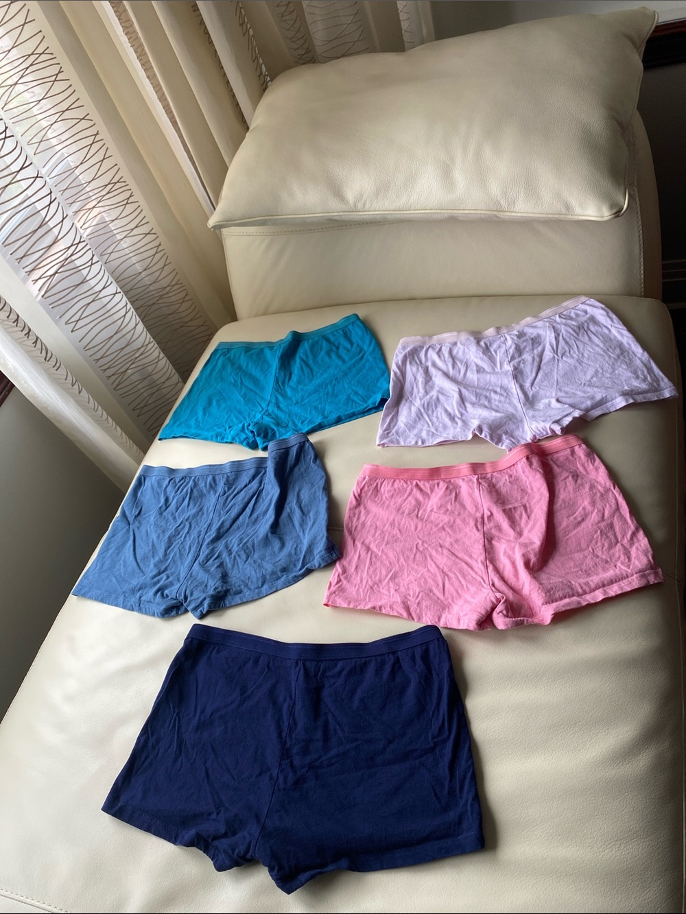 Fruit of the Loom 100% cotton Boyshort Panties - Size Medium (8-10) - 5 pack - Picture 10 of 15